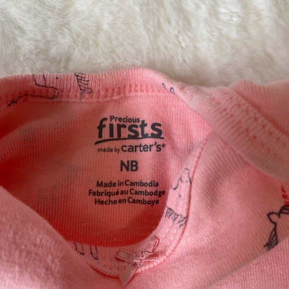 Carter’s Short Sleeve Onesies Bodysuit 5 Pack - Picture 3 of 7